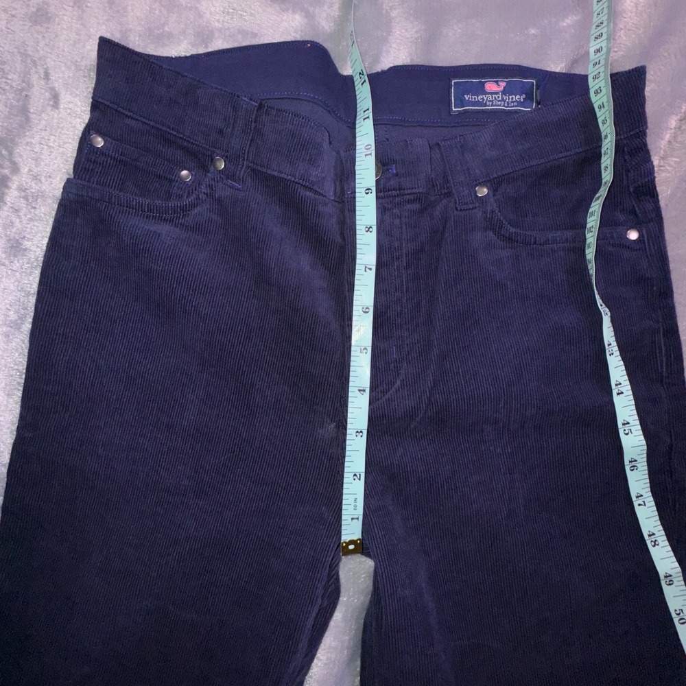Vineyard Vines Boys 16 Corduroy Pants Navy Blue Classic Adjustable Waist 29x27 - Picture 5 of 12